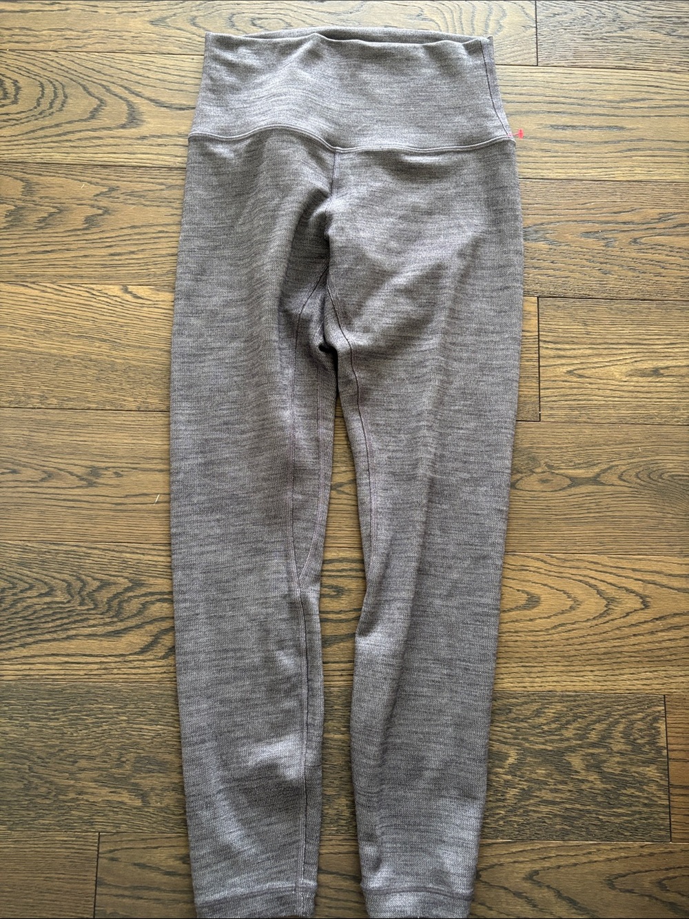 Lululemon Athletica Women High-Waist Cropped 23" Leggings Heather Grey sz 6